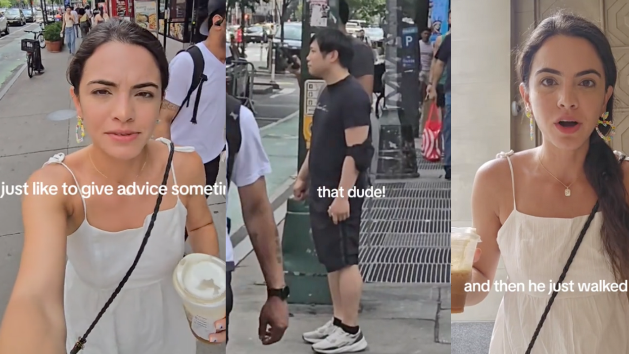 TikTok screenshots of @step_by_steph and stranger