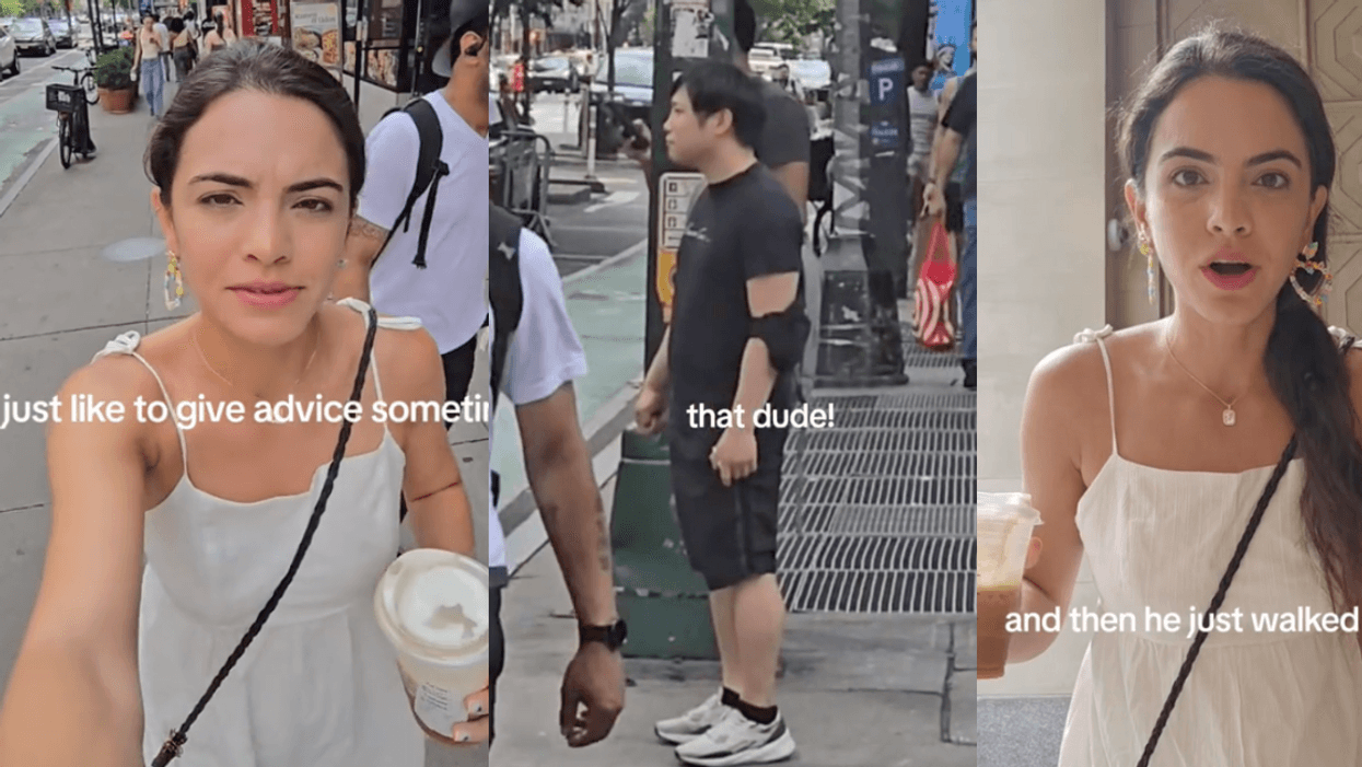 TikTok screenshots of @step_by_steph and stranger