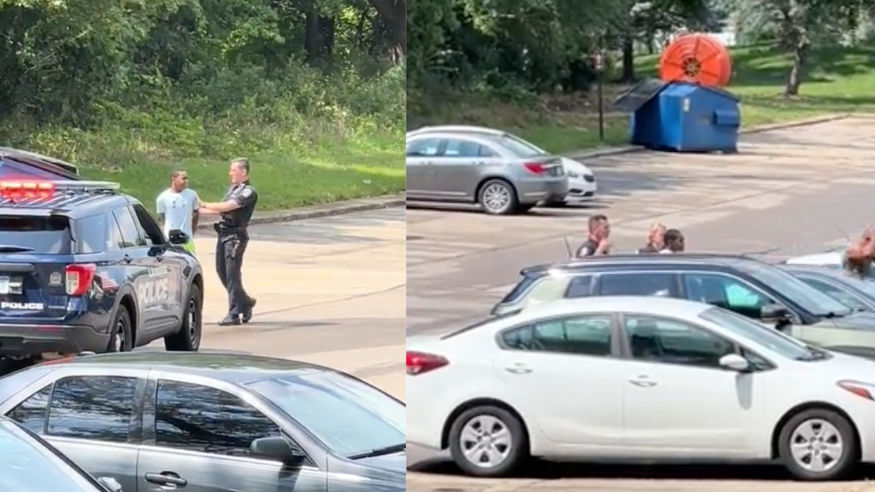 TikTok screenshots of Tashawn Bernard's arrest