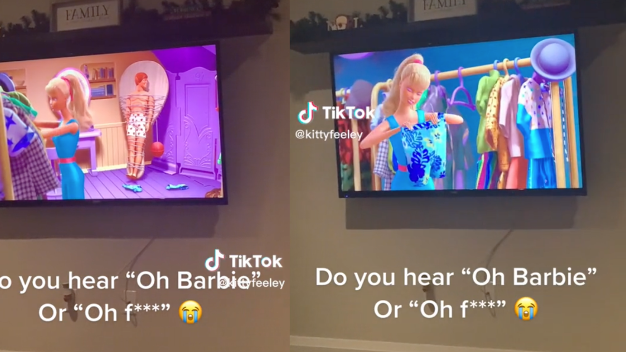 TikTok screenshots of 'Toy Story 3'