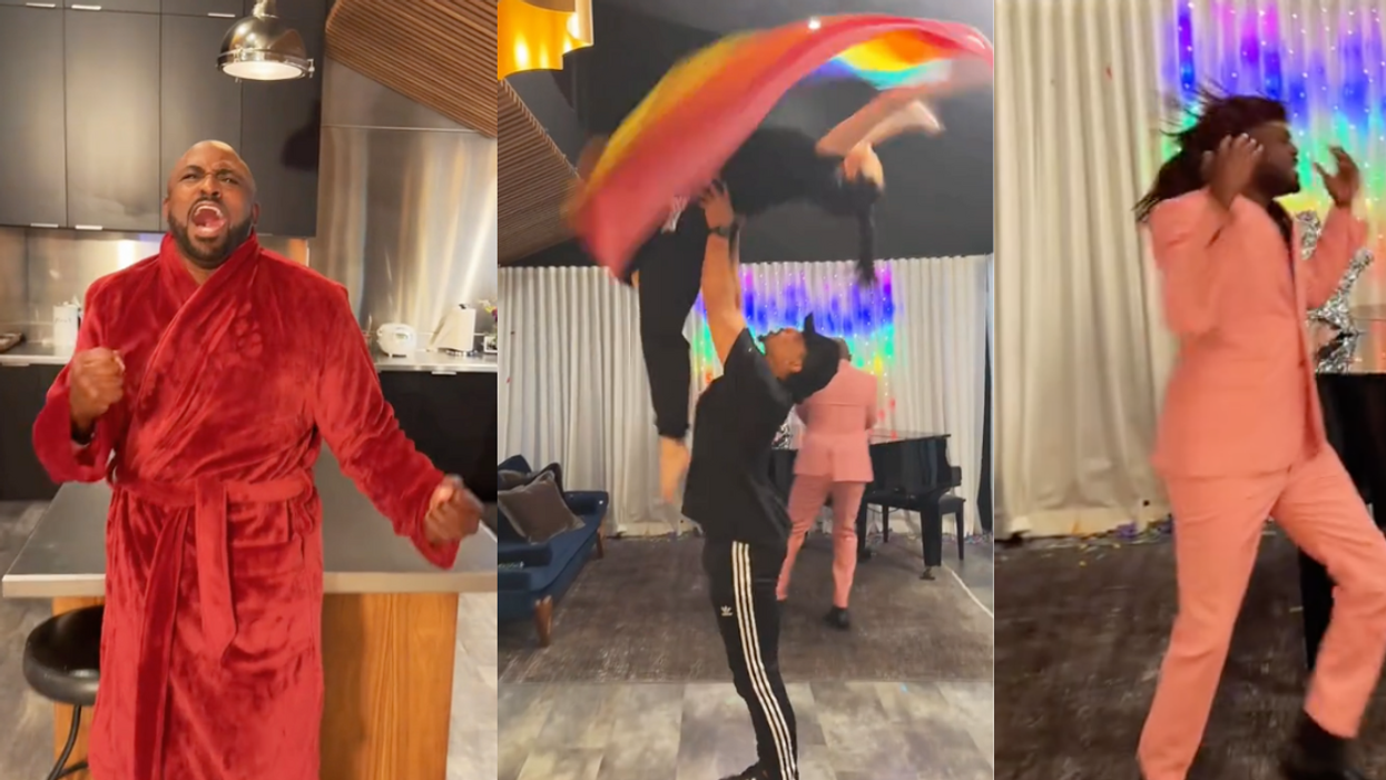 TikTok screenshots of Wayne Brady