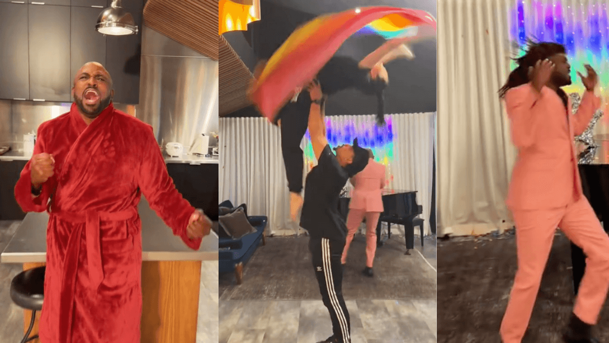 TikTok screenshots of Wayne Brady