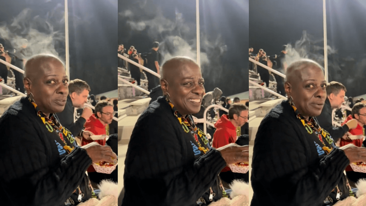 TikTok screenshots of woman with steam coming off her head