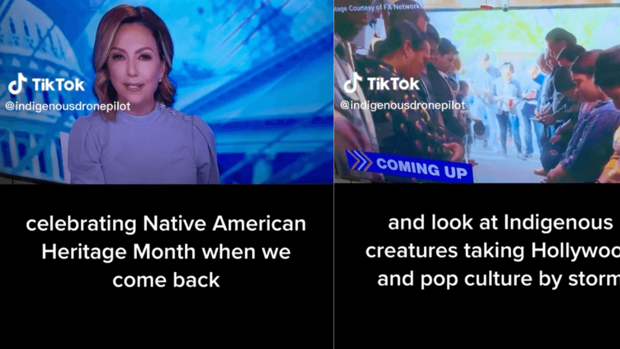 TikTok screenshots with ABC News Kyra Phillips