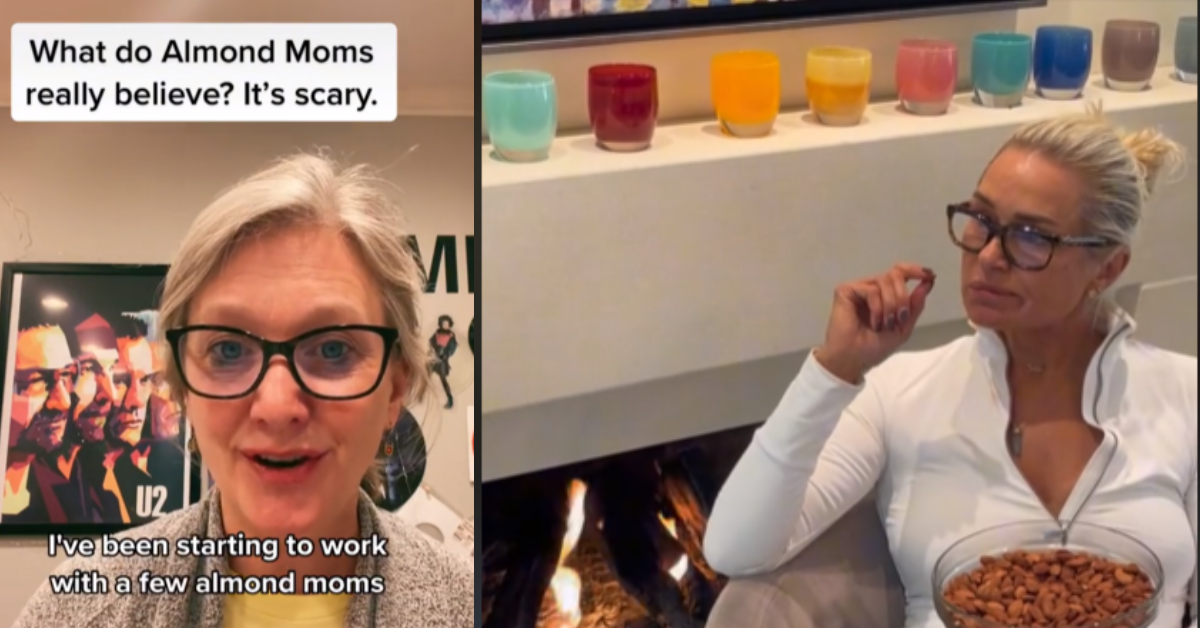 TikTok video screenshots of Dr. Karla (L) and Yolanda Hadid (R)