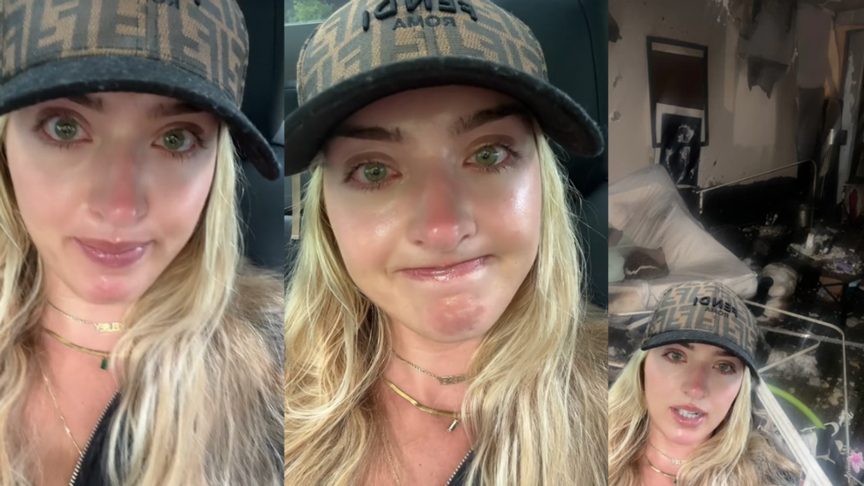 TikToker describes experience of waking up to apartment in flames