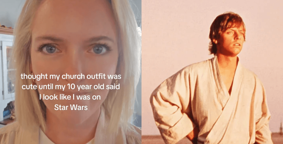 TikTok Mom’s Church Outfit Gets Hilariously Roasted By Her 10-Year-Old With Brutal ‘Star Wars’ Comparison