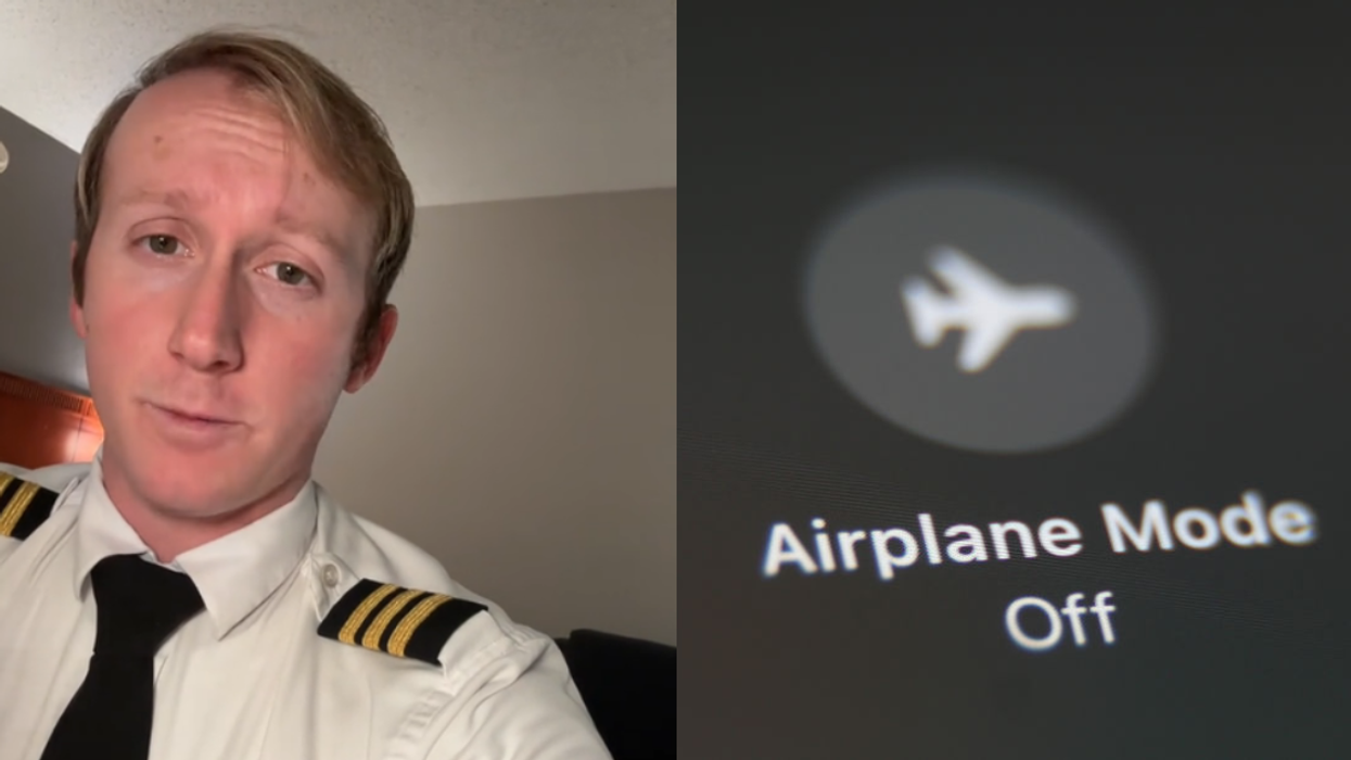 TikToker @perchpoint; Airplane Mode setting