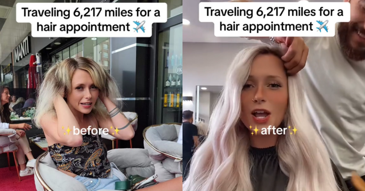 TikToker saves money on hair extensions by traveling to another country