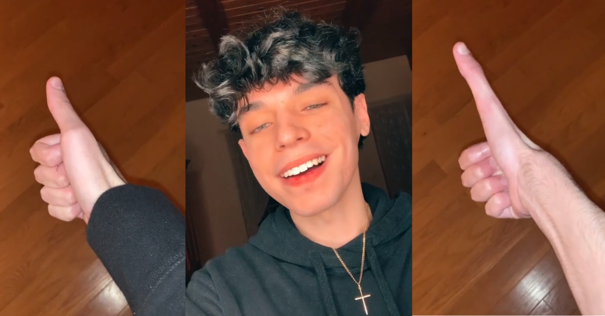 TikToker shares trick to extending his thumb