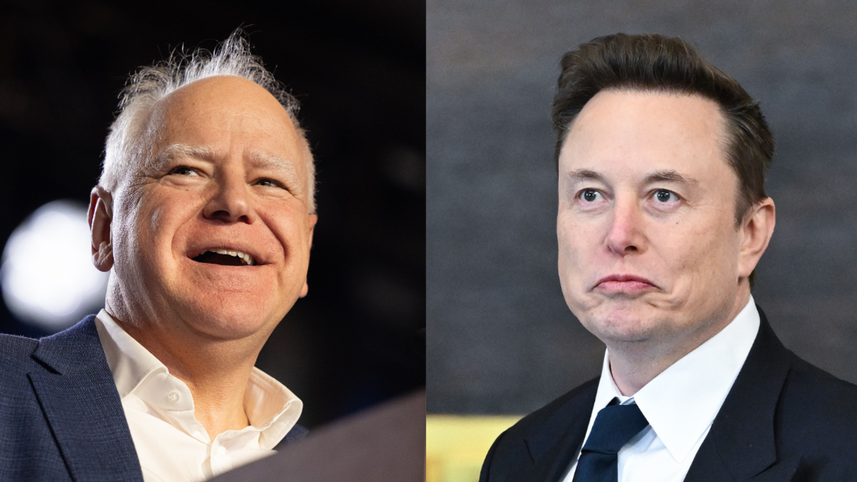 Tim Walz; Elon Musk