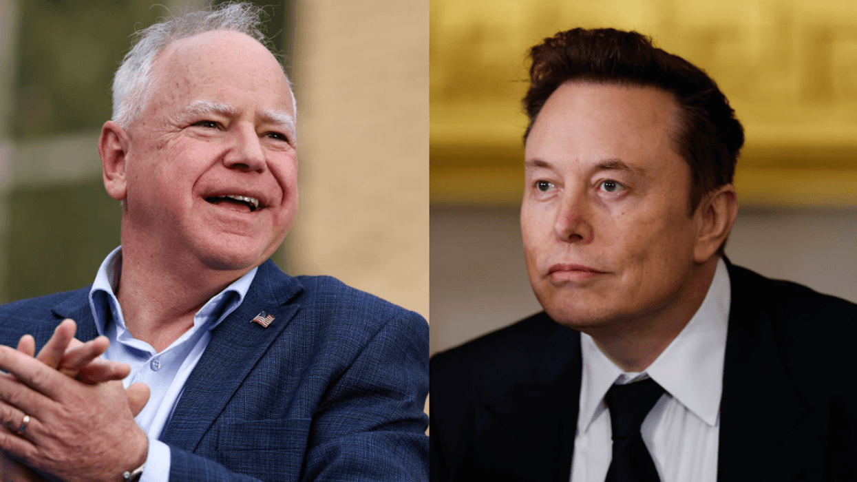 Tim Walz; Elon Musk