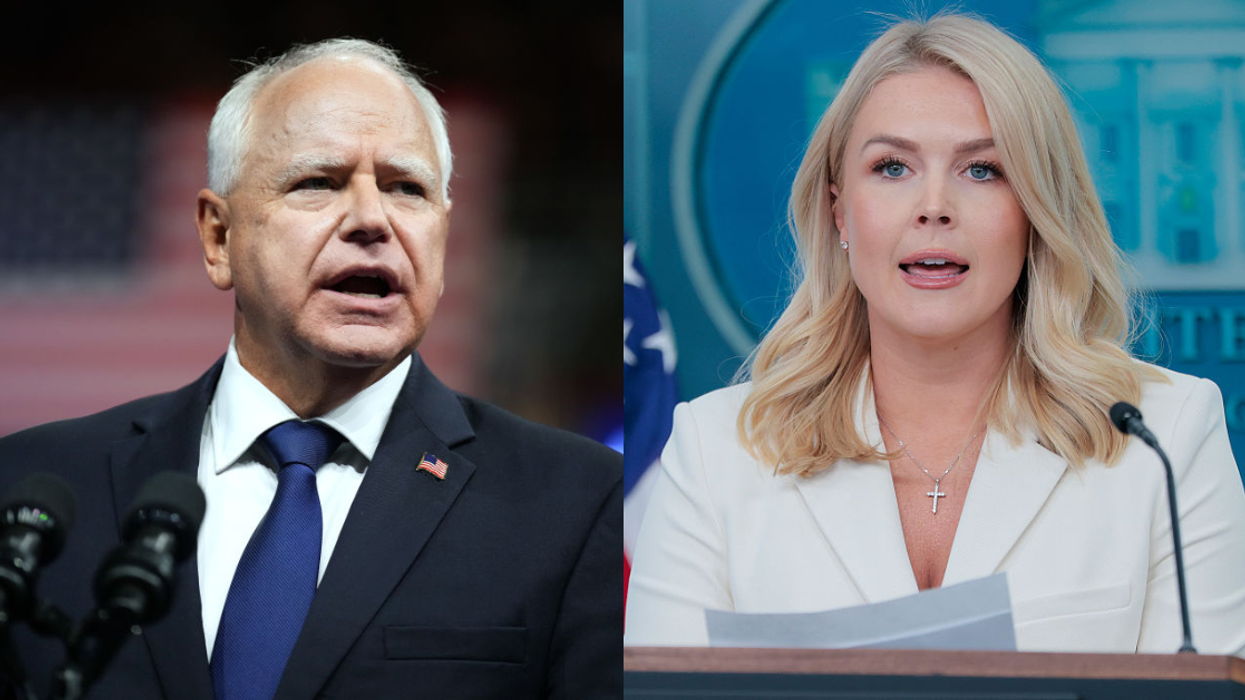 Tim Walz; Karoline Leavitt