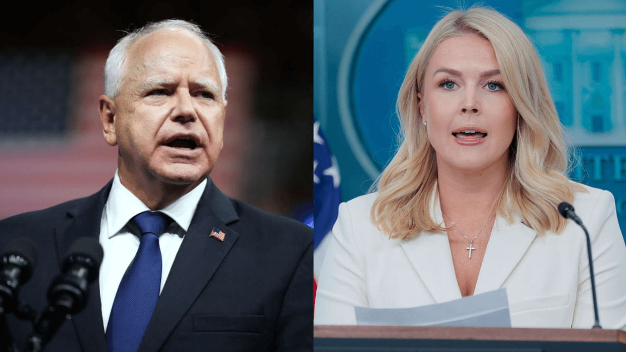 Tim Walz; Karoline Leavitt