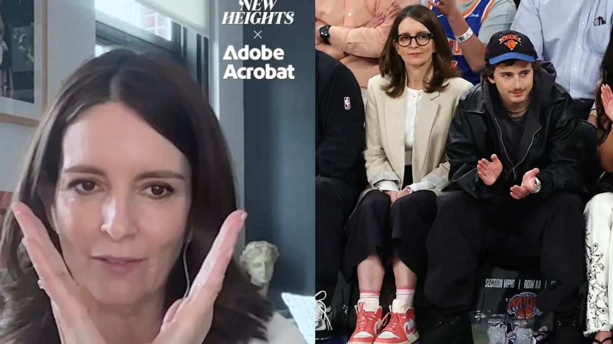 Tina Fey addressed the viral Timothée Chalamet "manspreading" discourse during a recent appearance on the New Heights podcast.