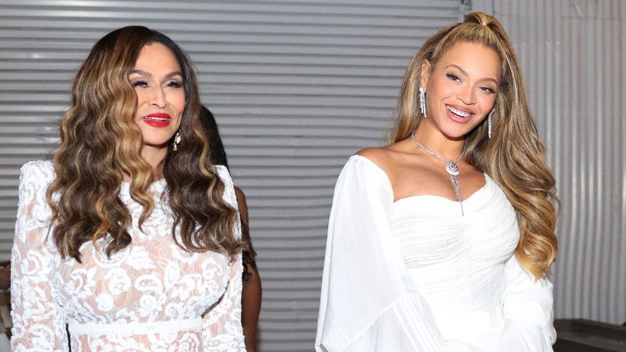 Tina Knowles with daughter Beyoncé