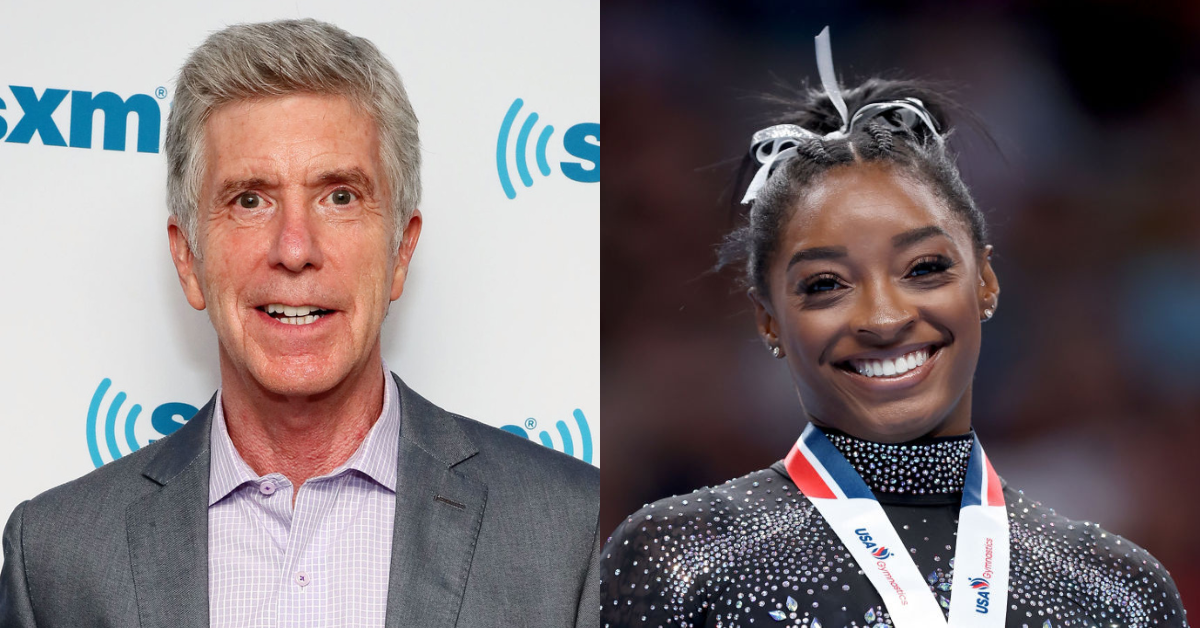 Tom Bergeron; Simone Biles