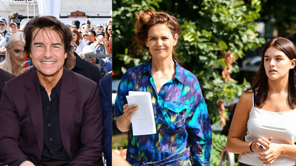 Tom Cruise; Katie Holmes and Suri