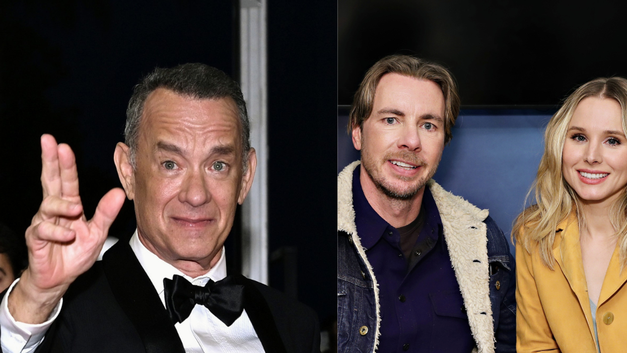 Tom Hanks; Dax Shepard and Kristen Bell