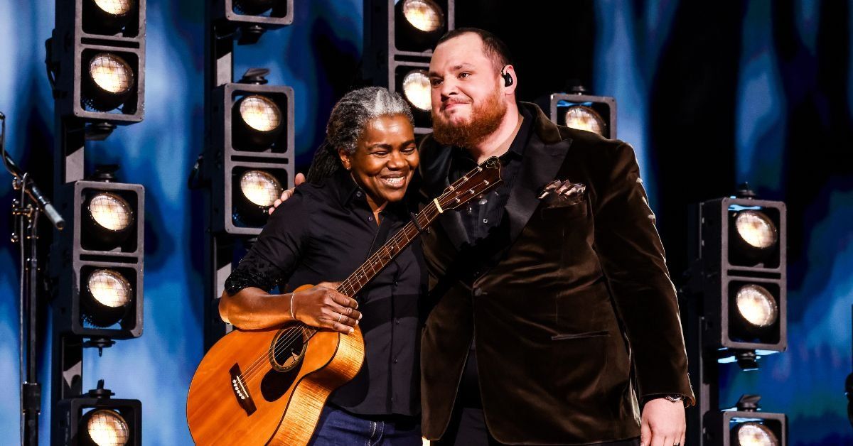 Tracy Chapman and Luke Combs at the Grammys