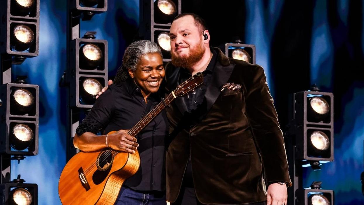 Tracy Chapman and Luke Combs at the Grammys
