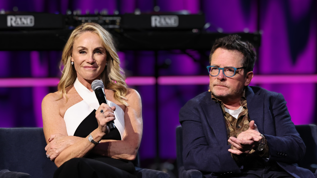 Tracy Pollan and Michael J. Fox