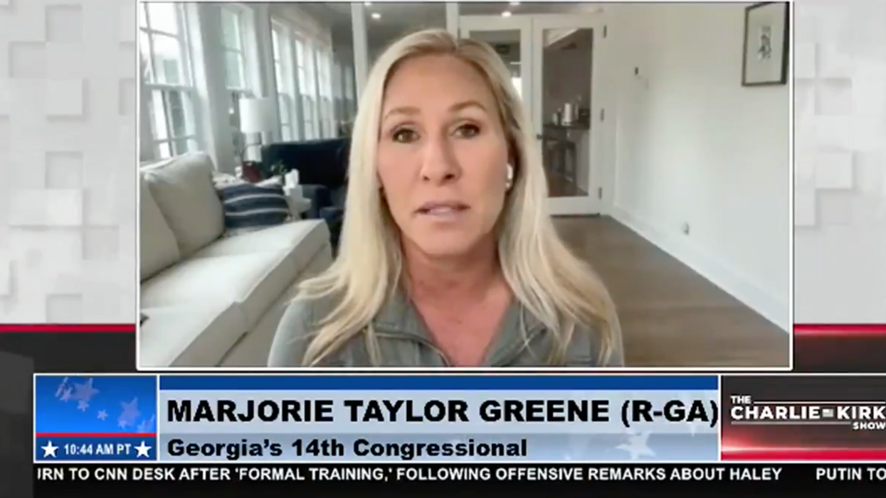 Twitter screenshot of Marjorie Taylor Greene