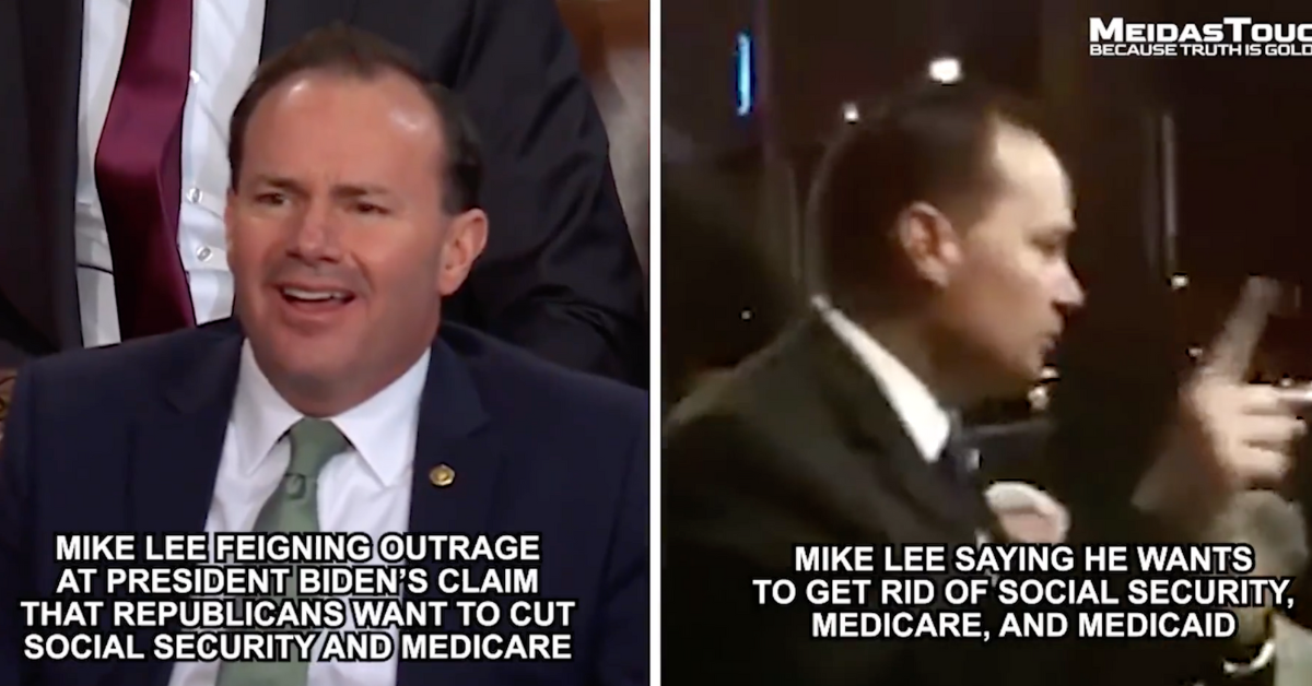 Twitter screenshots of Mike Lee's reactions