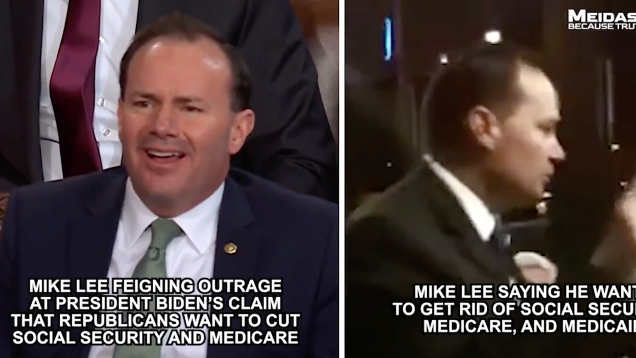Twitter screenshots of Mike Lee's reactions
