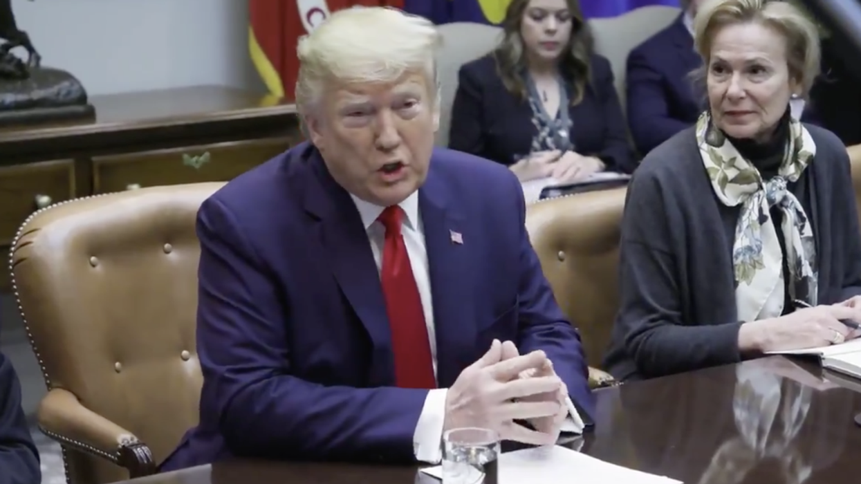 Donald Trump Just Explained With a Straight Face How Coronavirus Is Having a 'Positive Impact' on the U.S.