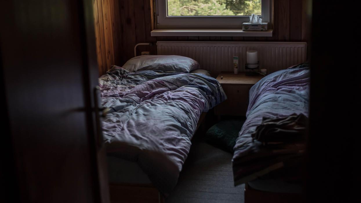 Two beds in bedroom