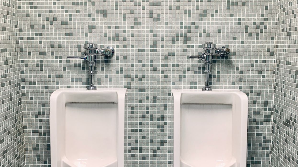 Two urinals