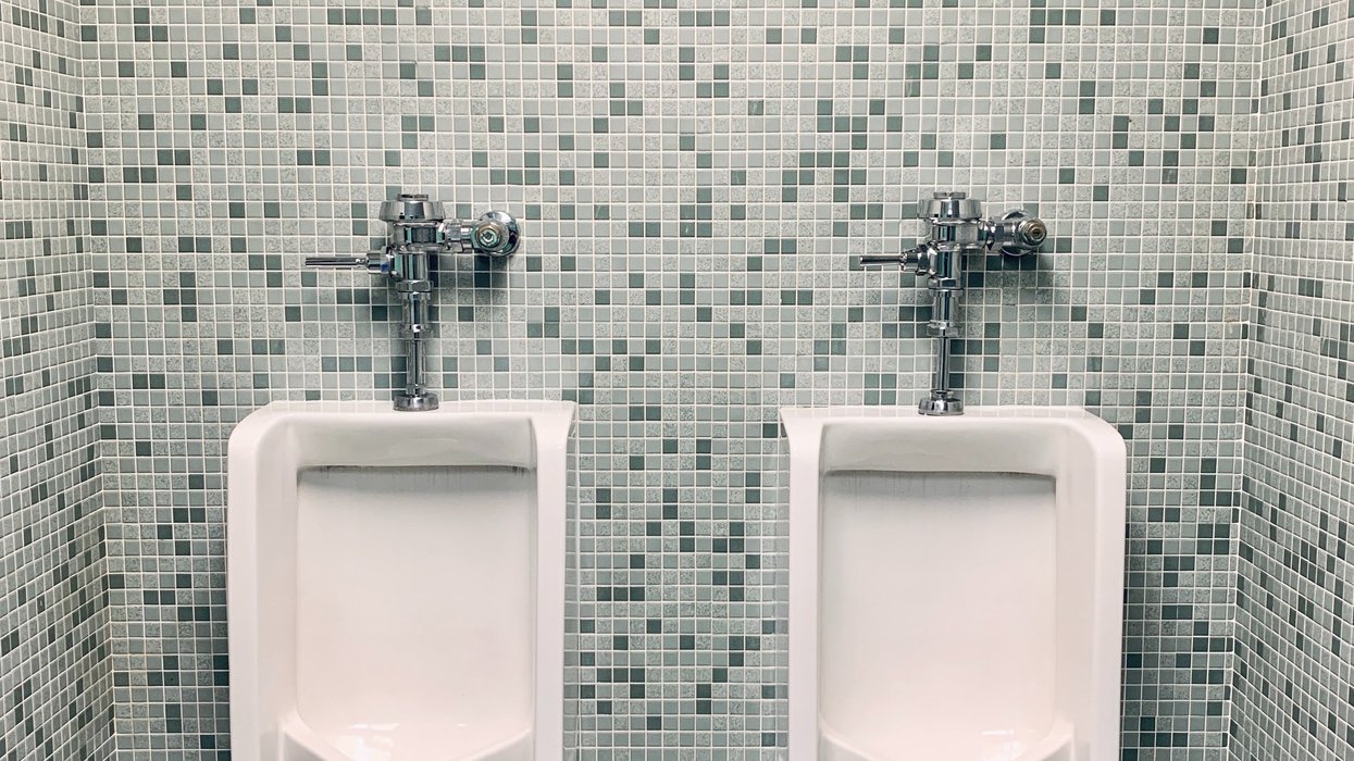 Two urinals