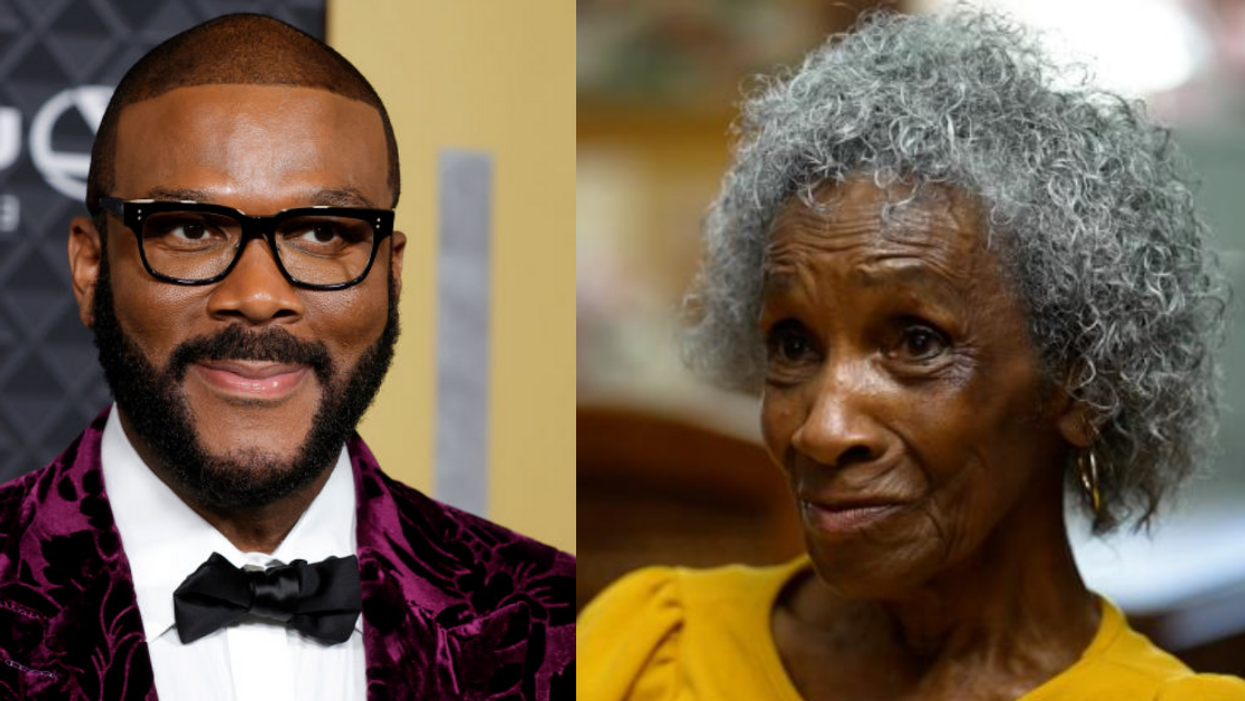 Tyler Perry; CNN screenshot of Josephine Wright