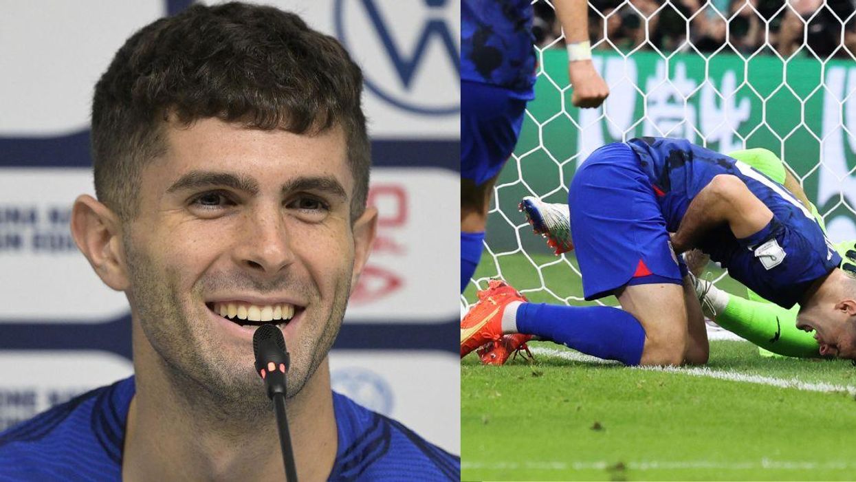 U.S. Soccer player Christian Pulisic; Pulisic after his injury