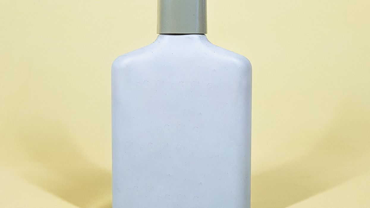 Unlabeled product bottle