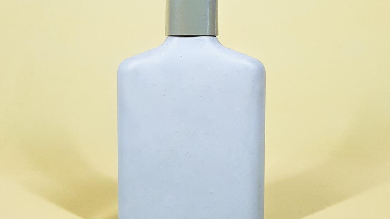 Unlabeled product bottle
