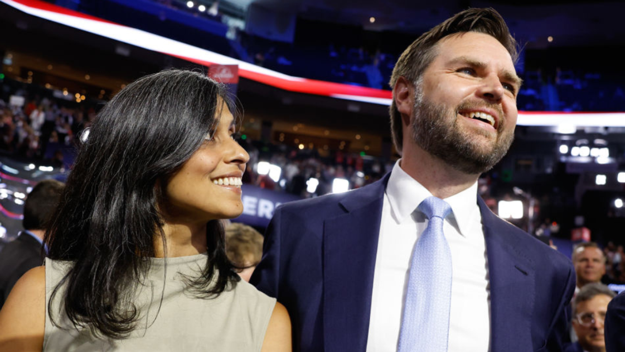 Usha Vance and J.D. Vance