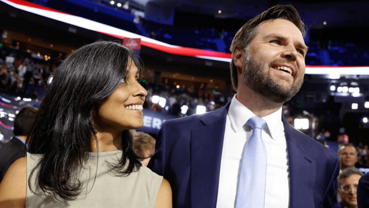 Usha Vance and J.D. Vance