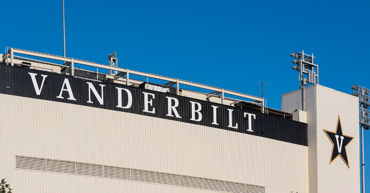 Vanderbilt University stadium, Nashville, Tennessee.