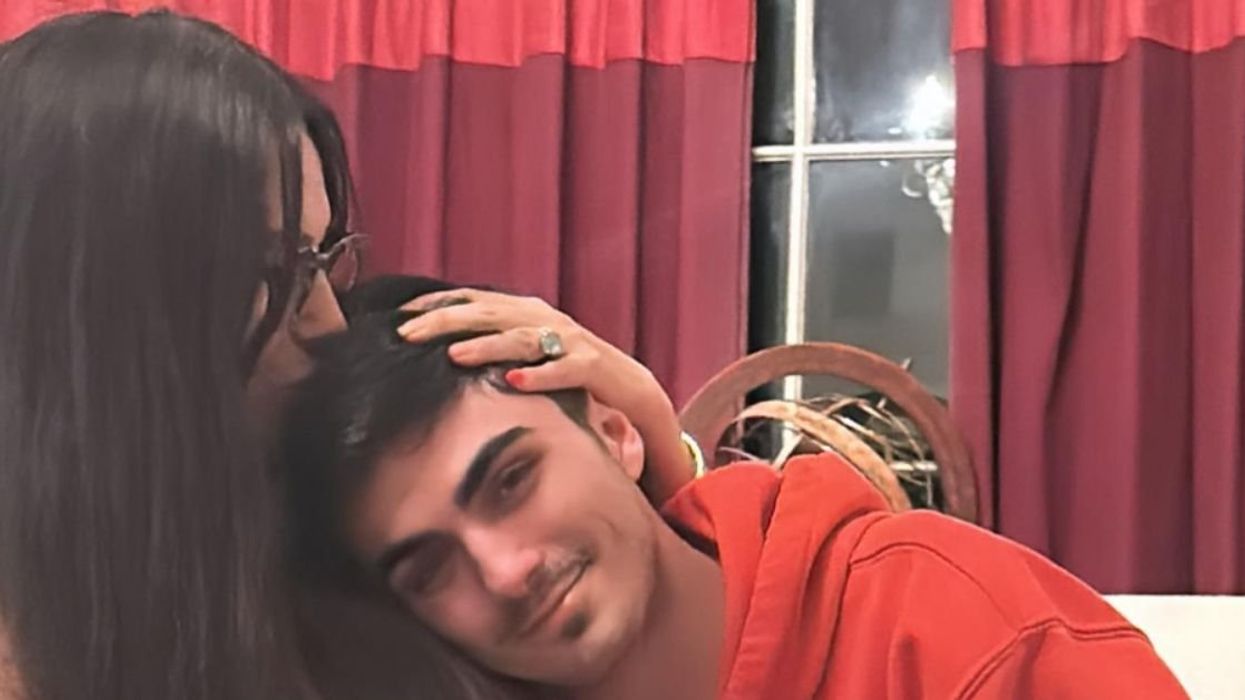 Vanessa Marcil with her son, Kassius Marcil-Green