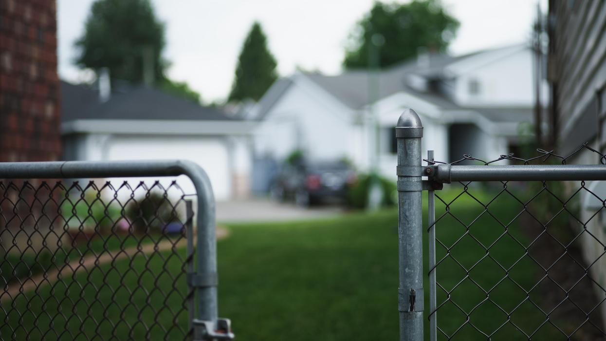 View of a house from next door