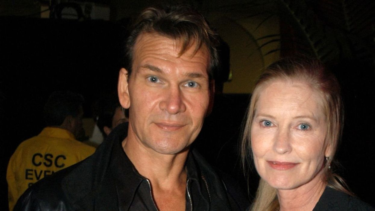 Vintage photo of Patrick Swayze and wife Lisa Niemi Swayze