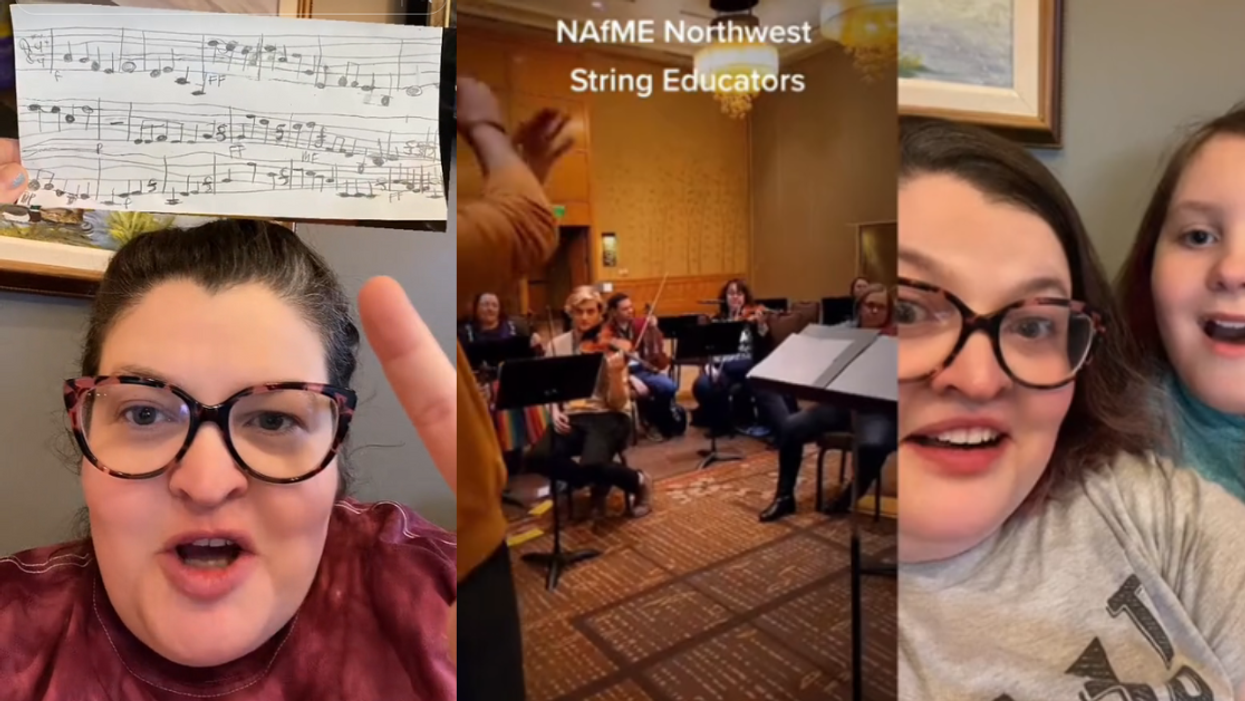 Viral reaction to mom sharing daughter's musical composition on TikTok