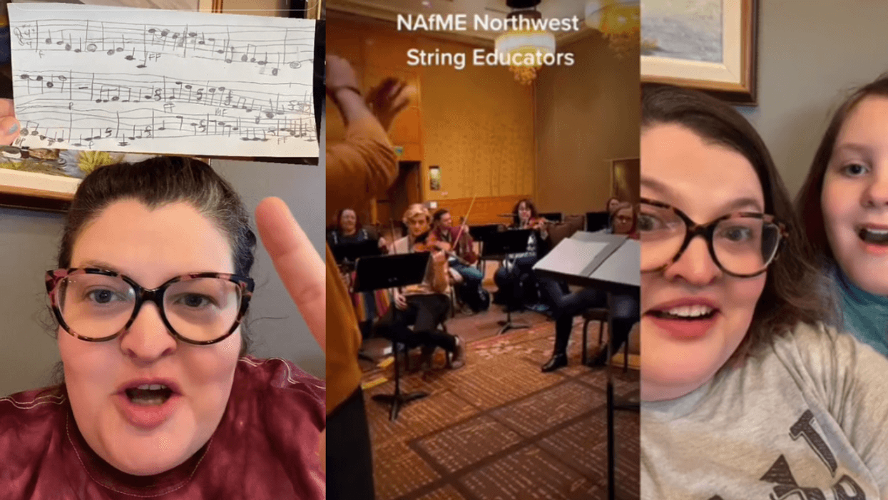 Viral reaction to mom sharing daughter's musical composition on TikTok