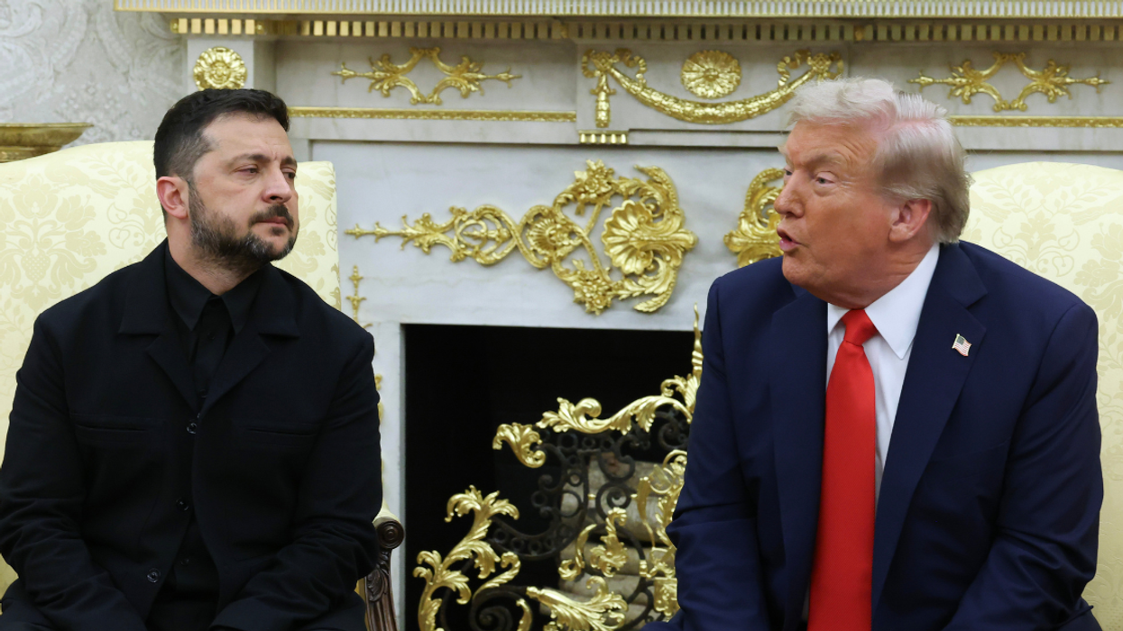Volodymyr Zelenskyy and Donald Trump