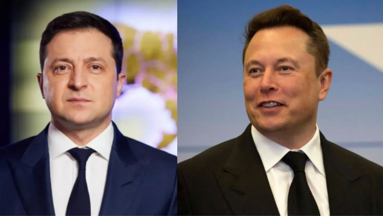 Volodymyr Zelenskyy; Elon Musk