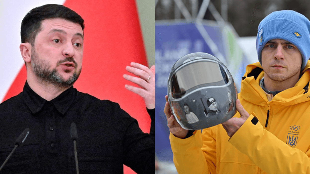 Volodymyr Zelenskyy; Vladyslav Heraskevych
