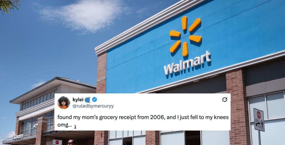 A Woman Just Found Her Mom's Cheap Walmart Grocery Receipt From 2006—And We're Furiously Sobbing