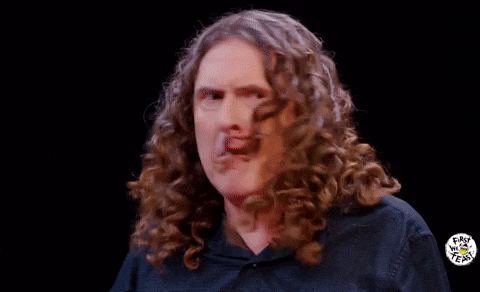Weird Al GIF by First We Feast: Hot Ones